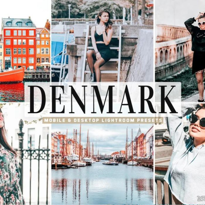 [旅拍LR预设]丹麦旅拍人文风光电影胶片后期调色Lightroom预设 Denmark Pro Lightroom Presets