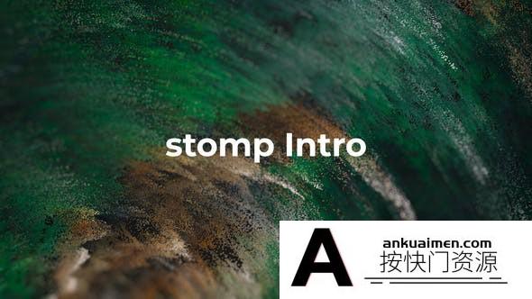 [开场片头]AE模板-像素图片文字快闪片头 Stomp Intro