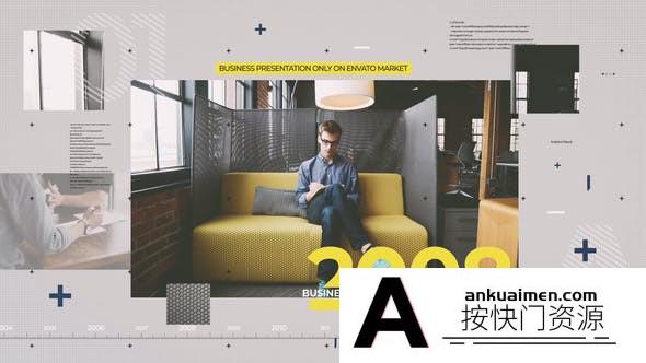 [开场片头]商务时间线宣传片头AE模板- Business Timeline