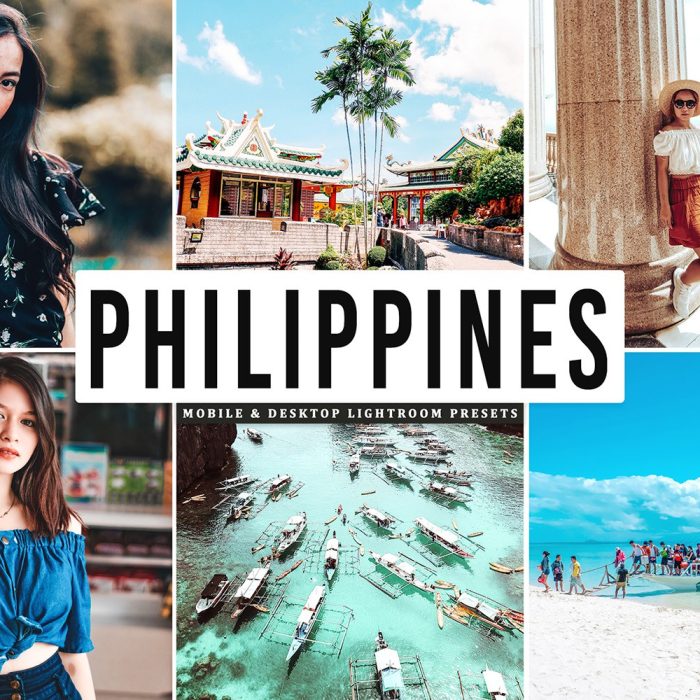 [旅拍LR预设]菲律宾旅拍人像LR预设+手机APP预设Philippines Lightroom Presets