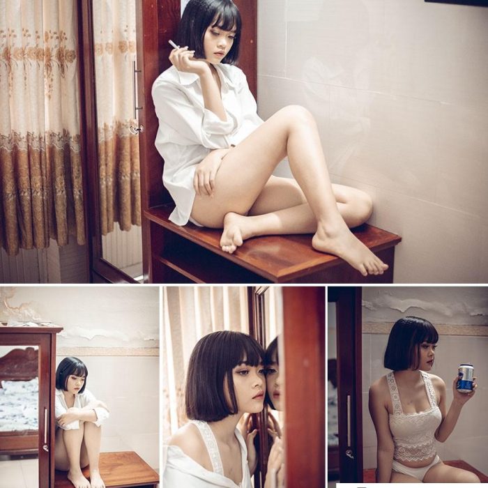 [私房写真RAW原图]10张室内情绪私房美女人像摄影未修RAW原图素材,CR2格式