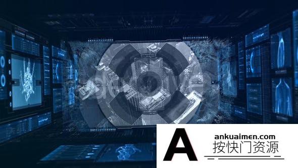 [相册AE模板]科技感屏幕UI元素动画AE模板- HUD UI Screens