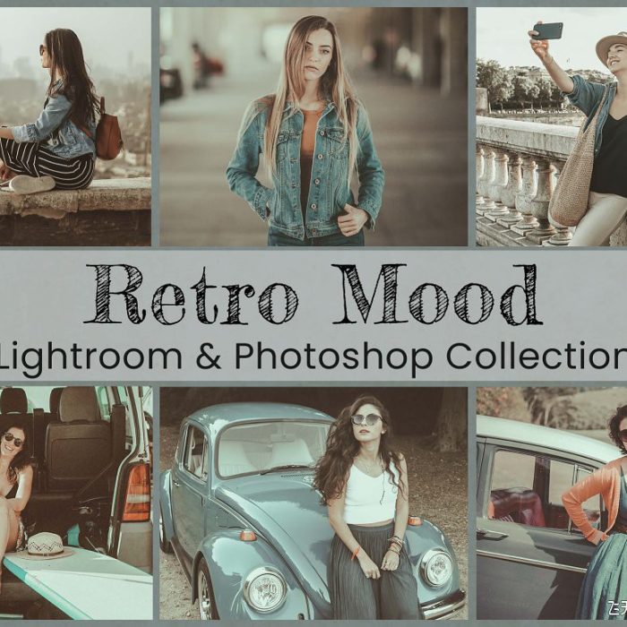 [胶片LR预设]复古VSCO电影人像Lightroom预设及LUT预设 Retro Lightroom Photoshop Preset LUT