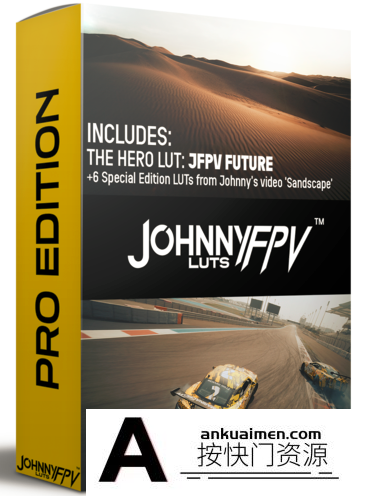 Johnny FPV ™ LUTS专业版-75组专业电影级航拍运动风光Vlog调色LUT预设