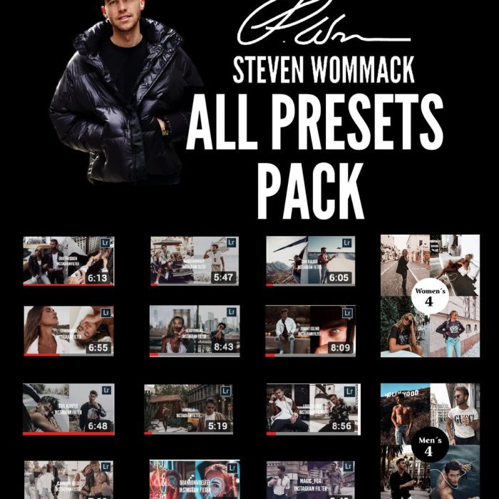 [胶片LR预设]油管大神史蒂文·沃马克胶片预设合集 Steven Wommack-All Presets Pack+Youtube