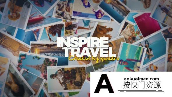 [相册AE模板]大量旅游照片相册幻灯片开场AE模板- Slideshow