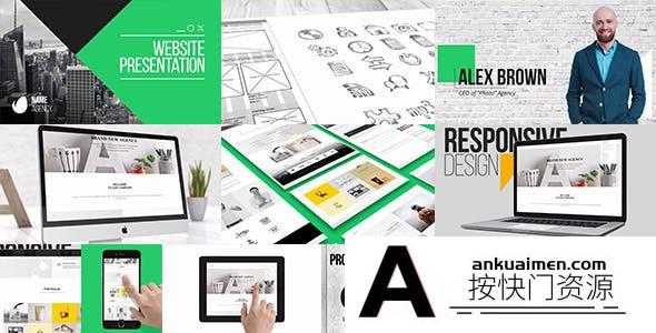 [开场片头]现代企业商务宣传展示片头AE模板- Multi-Purpose Website Presentetion