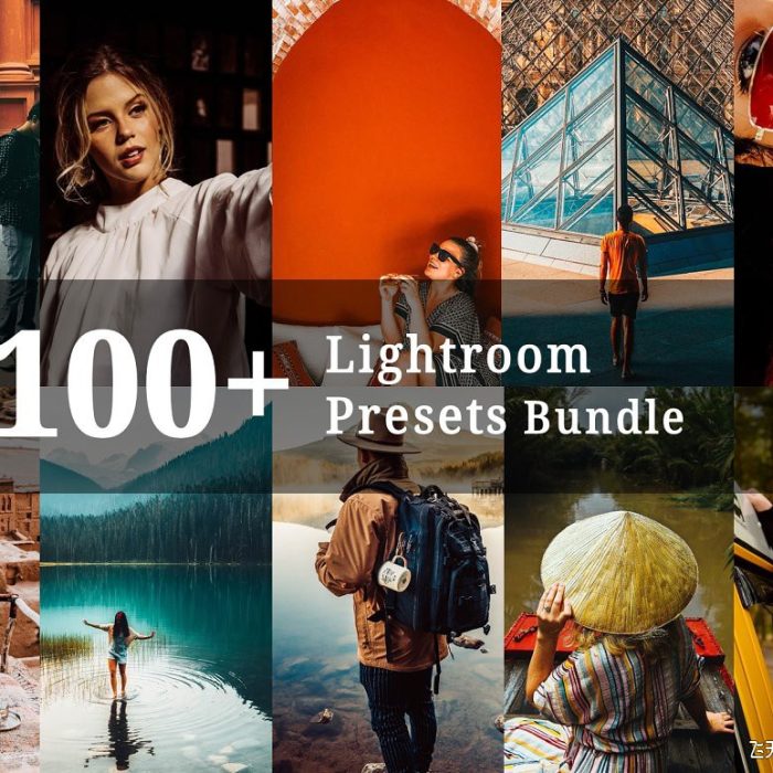 [旅拍LR预设]100+旅拍电影胶片人文风光风Lightroom预设 100+ Lightroom Presets Bundle