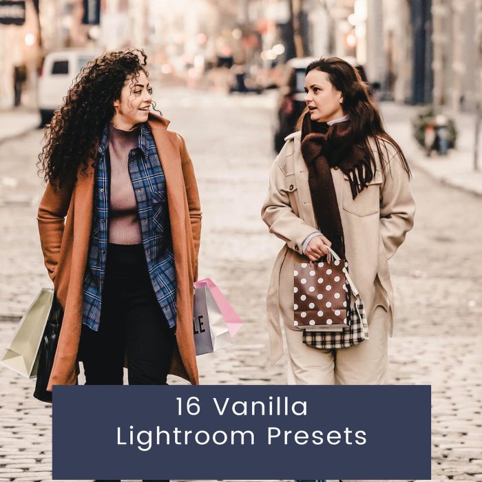 [胶片LR预设]16个香草复古人像Lightroom预设 16 Vanilla Lightroom Presets