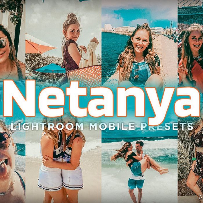 [旅拍LR预设]Netanya旅行自拍人像复古胶片感Lightroom预设/移动Mobile LR预设
