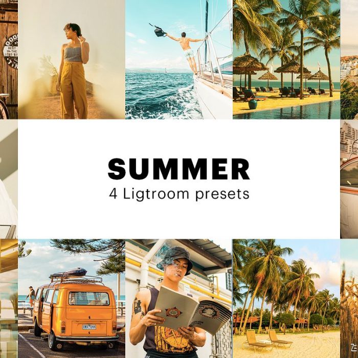 [旅拍LR预设]夏季旅拍人像风光Lightroom预设/APP调色滤镜 Summer Lightroom Presets