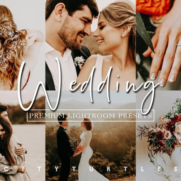 [婚礼LR预设]喜怒无常电影婚礼情绪人像LR预设/APP滤镜 Moody Wedding Lightroom Presets