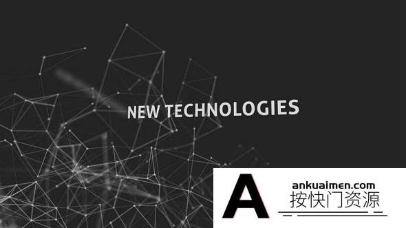 [logo模板]搜索线条背景Logo动画AE模板-Web Logo