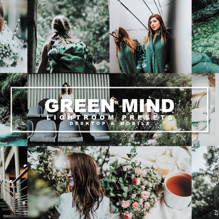 [胶片LR预设]绿色调低饱和胶片预设Lightroom预设 Green Mind Lightroom Presets