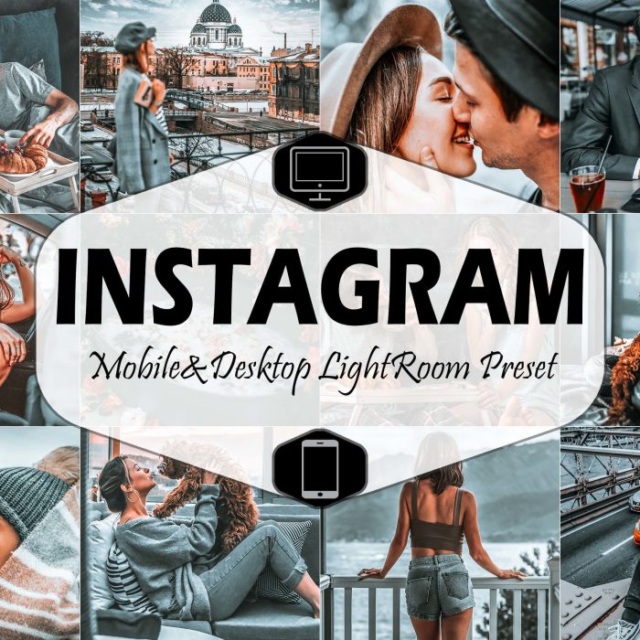 [人像LR预设]INS流行灰色调LR预设/手机LR预设 Instagram Lightroom Presets