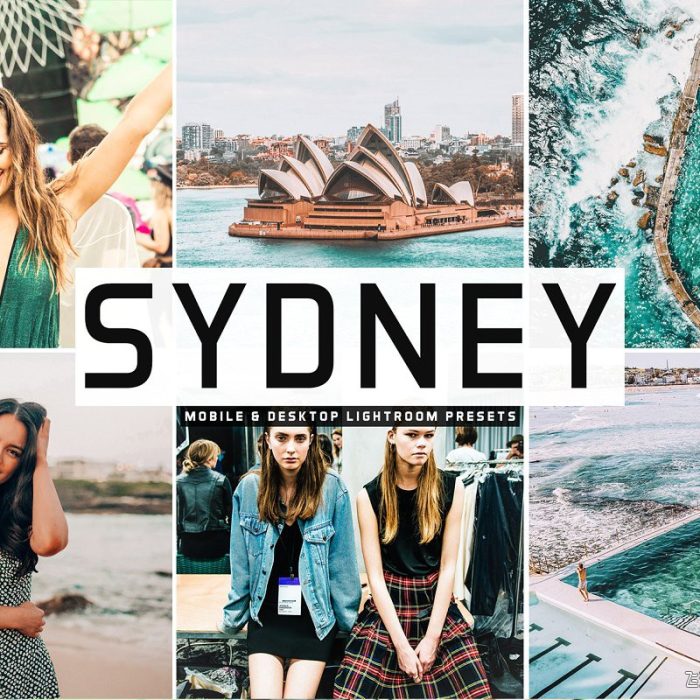 [旅拍LR预设]悉尼旅拍人像风景Lightroom预设+手机版APP滤镜 Sydney Lightroom