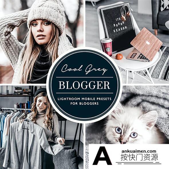 [人像LR预设]Ins旅行精品银灰色系LR预设/手机LR预设Silver Grey Lightroom Preset