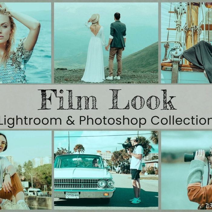 [胶片LR预设]高端青橙蓝调电影外观Lightroom预设及LUT预设 Film Look Lightroom Presets Ps LUTs