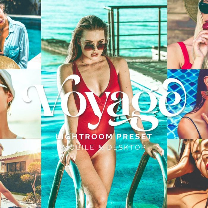 [人像LR预设]时尚复古电影人像后期调色Lightroom预设 Voyage Retro Summer Tones – TW