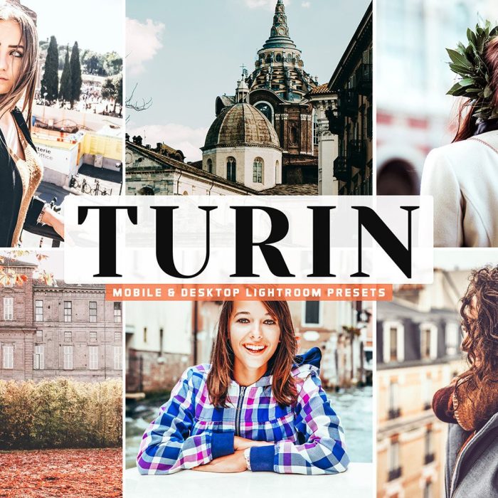 [旅拍LR预设]意大利旅拍明亮人像LR预设/手机版LR预设 Turin Lightroom Presets