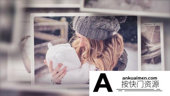 [相册AE模板]照片幻灯片相册开场AE模板 The Moments Photo Slideshow