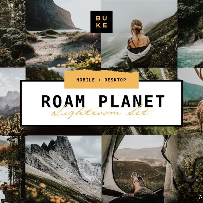 [旅拍LR预设]户外旅拍电影胶片LR预设+APP预设 Roam Planet Lightroom Bundle