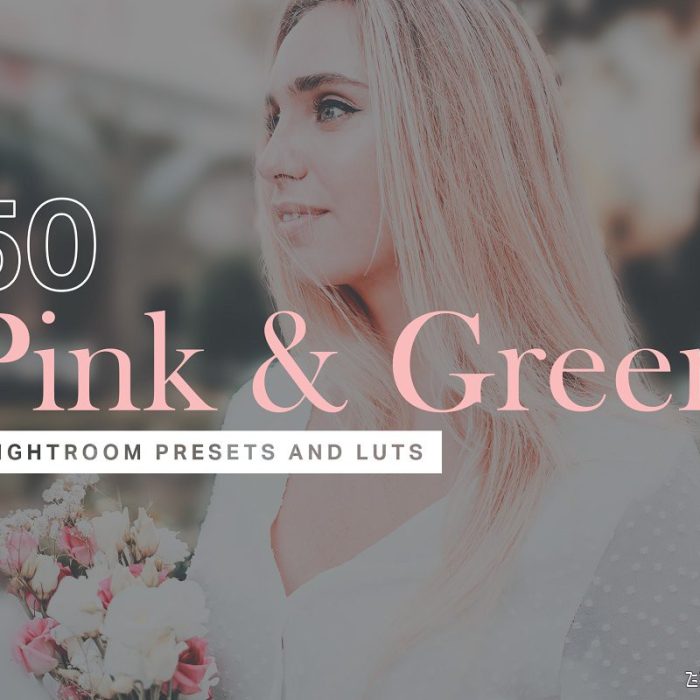 [胶片LR预设]粉色调胶片旅拍人像LR预设+LUT预设 Pink & Green Lightroom Presets LUT