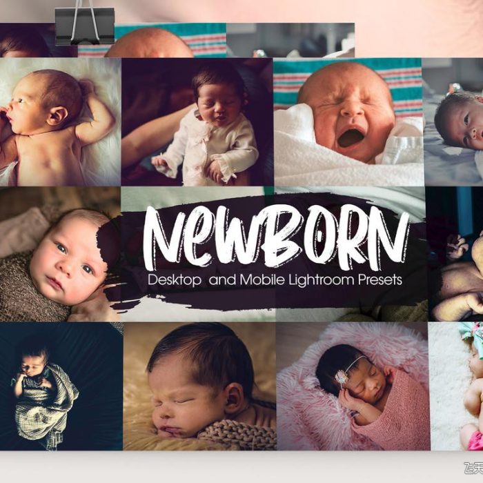 [新生儿童预设]INS风新生儿Lightroom预设/移动APP预设 Newborn Lightroom Presets