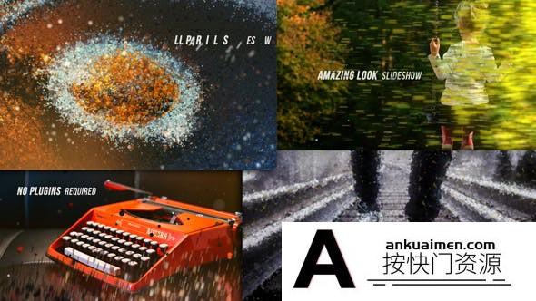 [相册AE模板]粒子汇聚图片展示片头AE模板- Ball Particles Slideshow