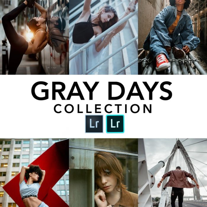 [人像LR预设]Alessandro Marinho – 旅拍城市电影人像Lightroom预设 Gray Days Collection