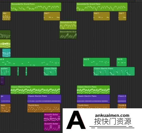 [音效素材][素材发布]精选Logic Pro X 工程文件合集1000多套各种风格模板素材大全