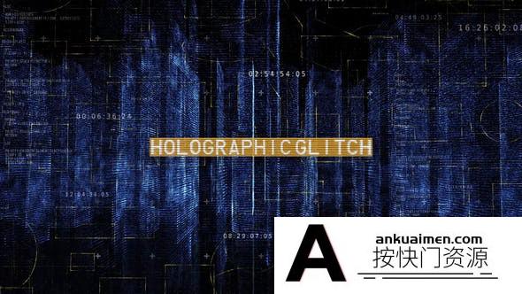 [开场片头]全息楼房科技感宣传片头AE模板- Holographic City Opener