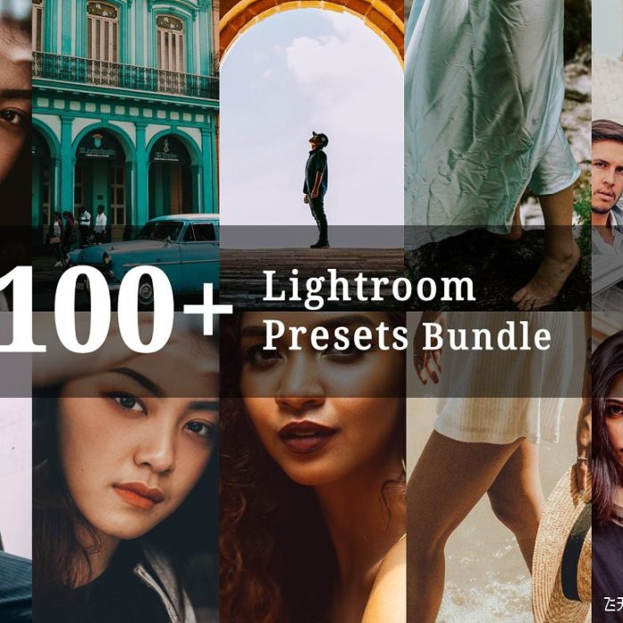 [人像LR预设]100+旅拍时尚人像VSCO胶片LR预设合集 100+ Lightroom Presets Bundle