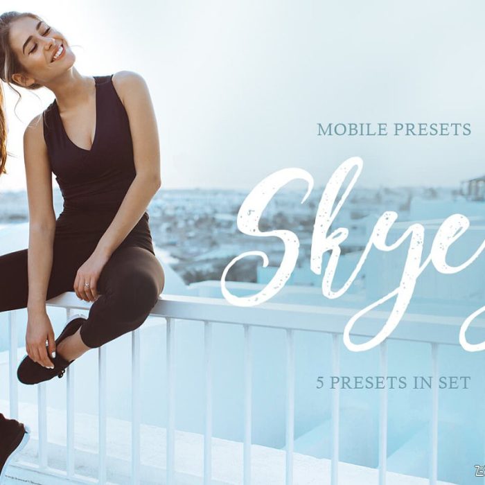 [日系LR预设]日系清新通透居家旅拍人像LR预设/手机LR预设 Skyey Mobile Presets