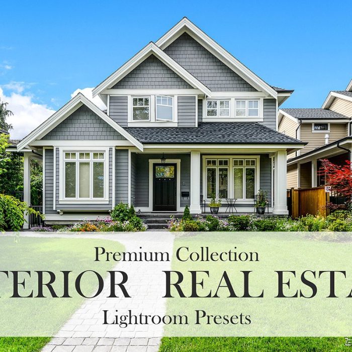 [风光LR预设]房地产建筑摄影LR预设/手机修图LR预设 Real Estate Lightroom Presets