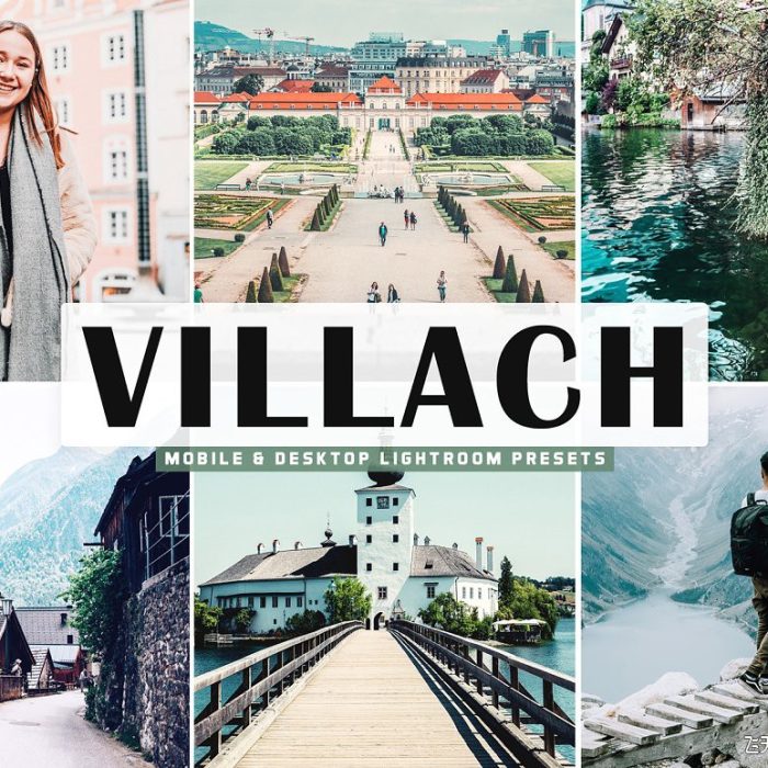 [旅拍LR预设]菲拉赫城市旅拍复古LR预设/APP滤镜 Villach Pro Lightroom Presets
