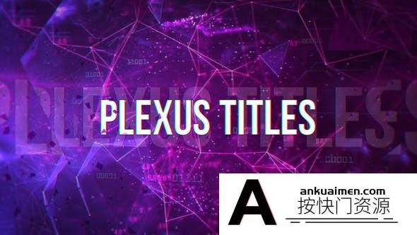 [文字标题]高科技背景文字开场AE模板- Hi-Tech Dynamic Titles