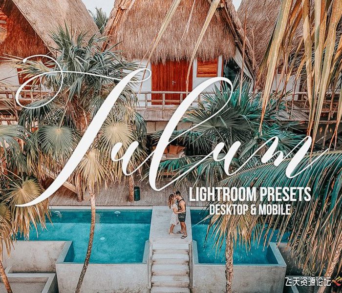 [手机版lr预设]旅行摄影终极流程Lightroom预设+手机版lr预设 Tulum Presets