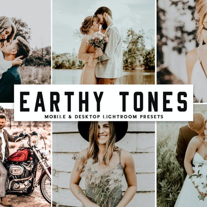[婚礼LR预设]淳朴电影婚礼胶片Lightroom预设 Earthy Tones Lightroom Presets
