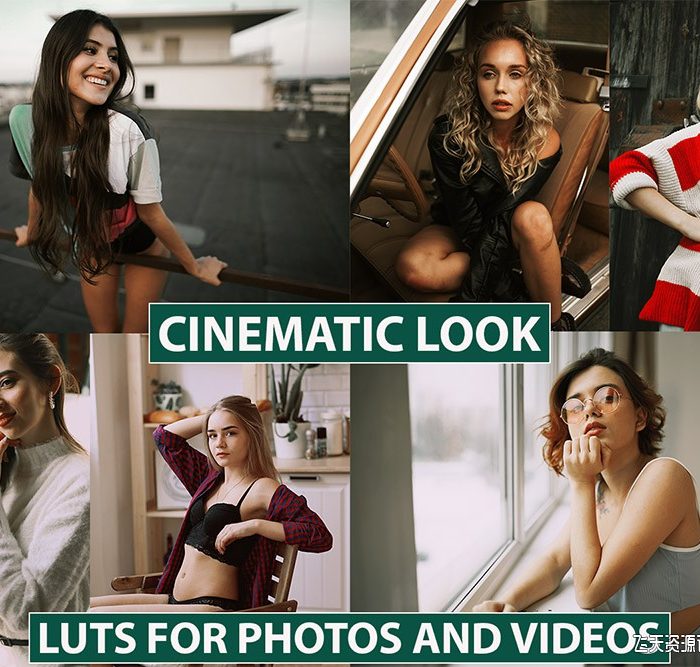 情绪私房写真电影视频 调色LUT预设 Cinematic LUTs Pack