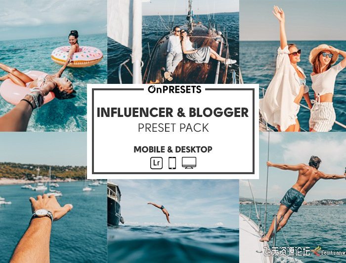 [旅拍LR预设]INS风格旅拍风光人像Lightroom调色预设 OnPresets INFLUENCER & BLOGGER