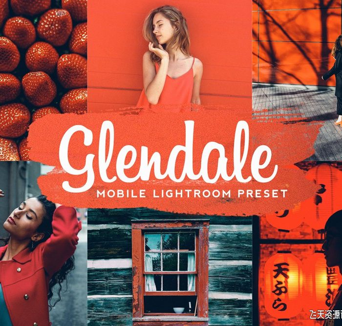 [胶片LR预设]褪色电影胶片Lightroom预设+手机版预设 Mobile Lightroom Glendale