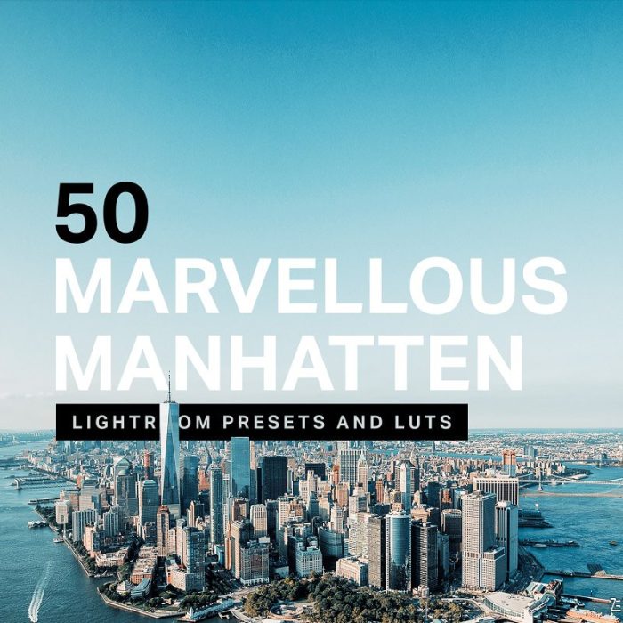 [旅拍LR预设]城市旅拍电影色调LR预设/APP预设/LUT预设 Manhattan Lightroom Presets