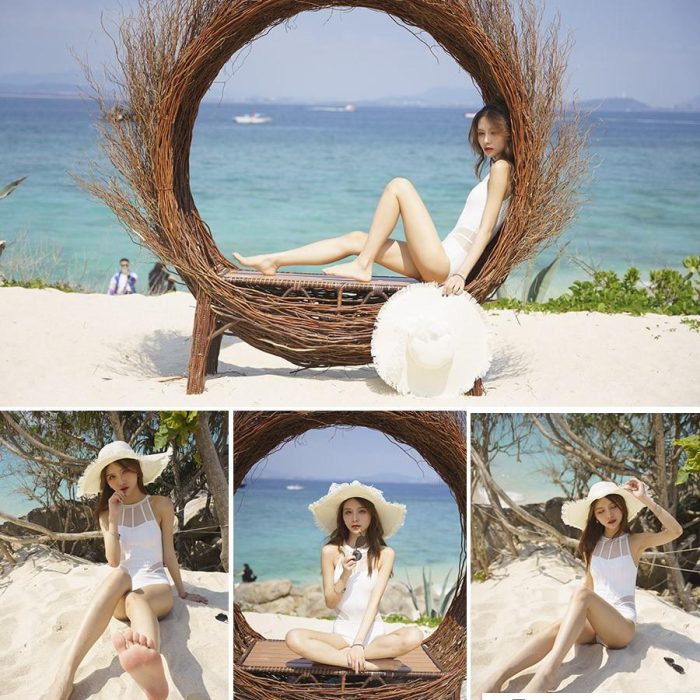 [时尚人像RAW原图]蜈支洲岛美女人像写真RAW原片18P
