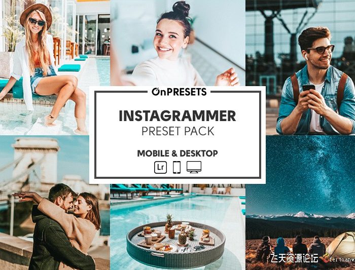 [旅拍LR预设]Instagram旅拍风光人像调色Lightroom预设 OnPresets -INSTAGRAMMER
