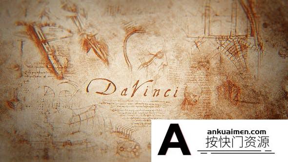 [栏目包装]悬疑信息介绍包装片头AE模板- DaVinci Titles