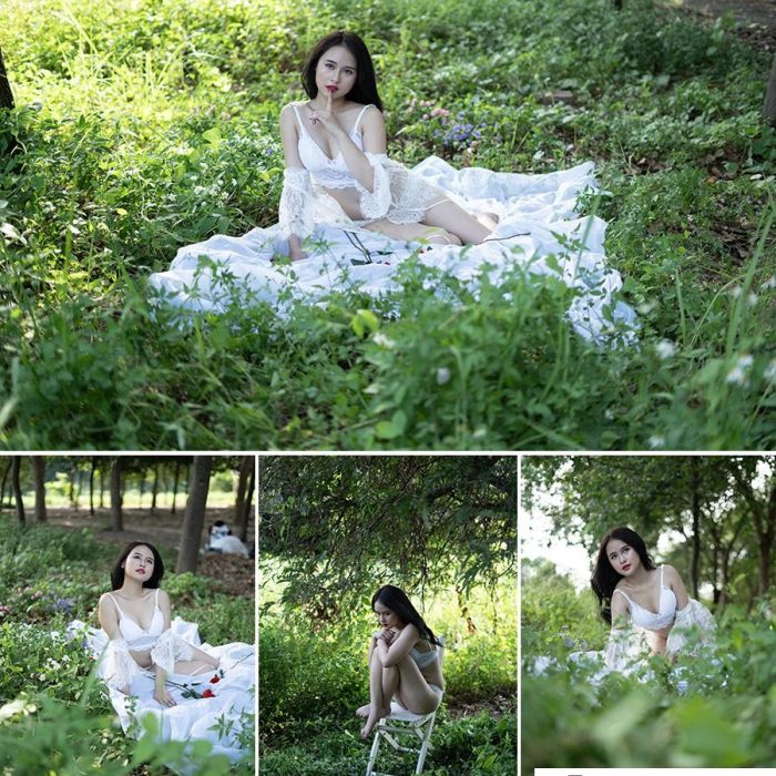 [私房写真RAW原图]25张户外清新美女写真人像使用未修RAW原图素材,索尼ARW格式