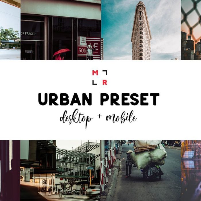 [旅拍LR预设]城市旅拍电影人像Lightroom预设  Urban Lightroom Presets