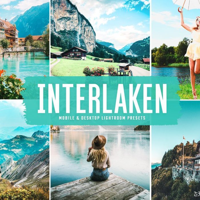 [旅拍LR预设]因特拉肯旅拍人文风光Lightroom预设和移动LR预设 Interlaken Lightroom Presets