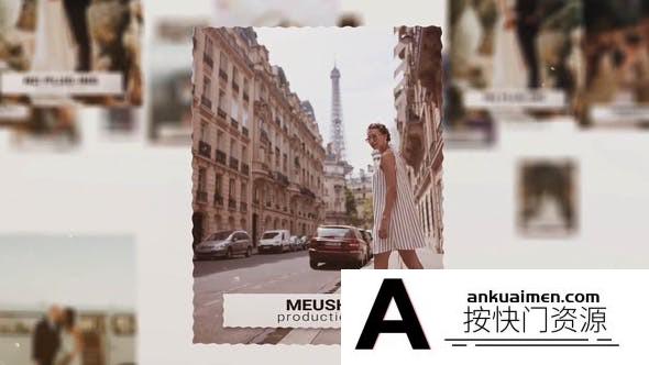 [相册AE模板]美好回忆照相相册片头 The Best Moments – Slideshow